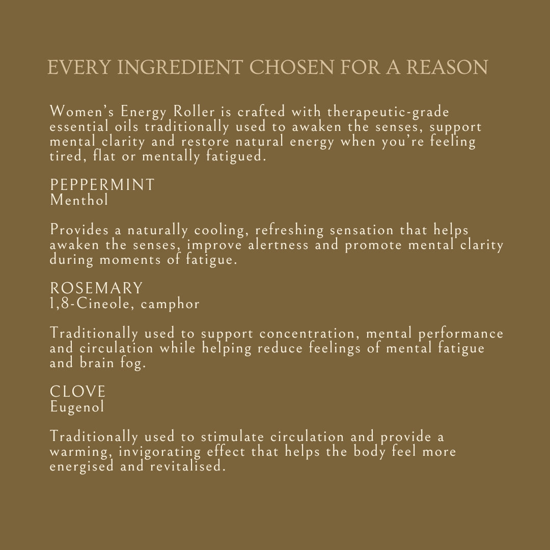 Womens Roller Blends ~ ENERGY