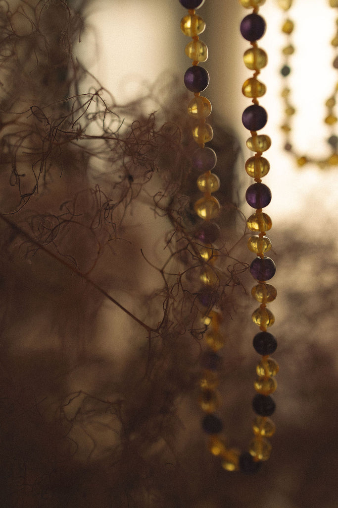 Teething Necklace/Bracelet/Anklet: Cherry Red ~PRE ORDER 14-20 SEPTEMBER
