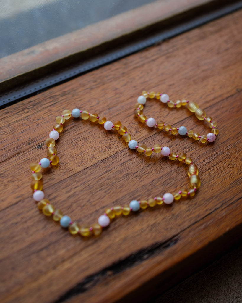 Teething Necklace/Bracelet/Anklet: Cherry Red ~PRE ORDER 14-20 SEPTEMBER