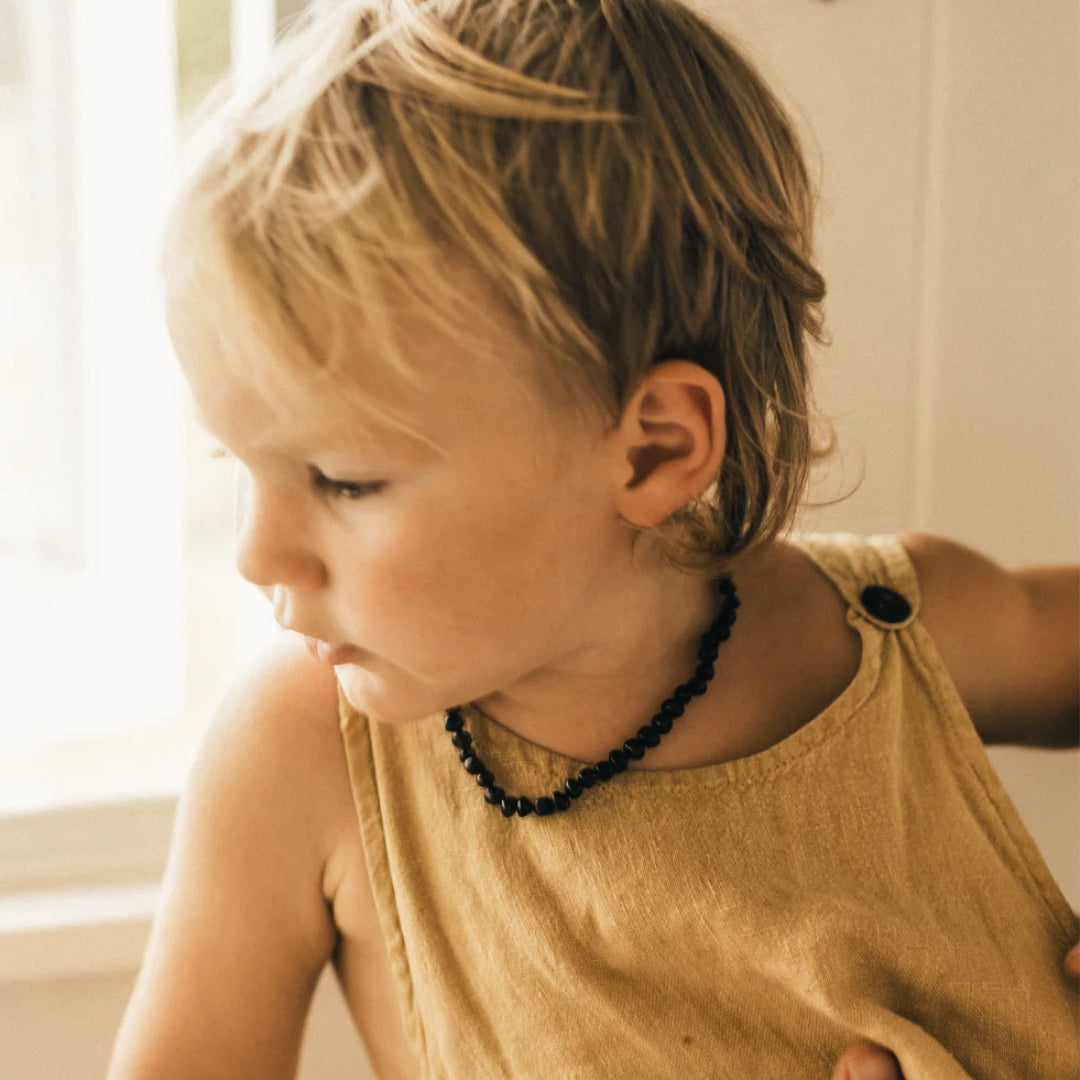 Teething Necklace/Bracelet/Anklet: Cherry Red