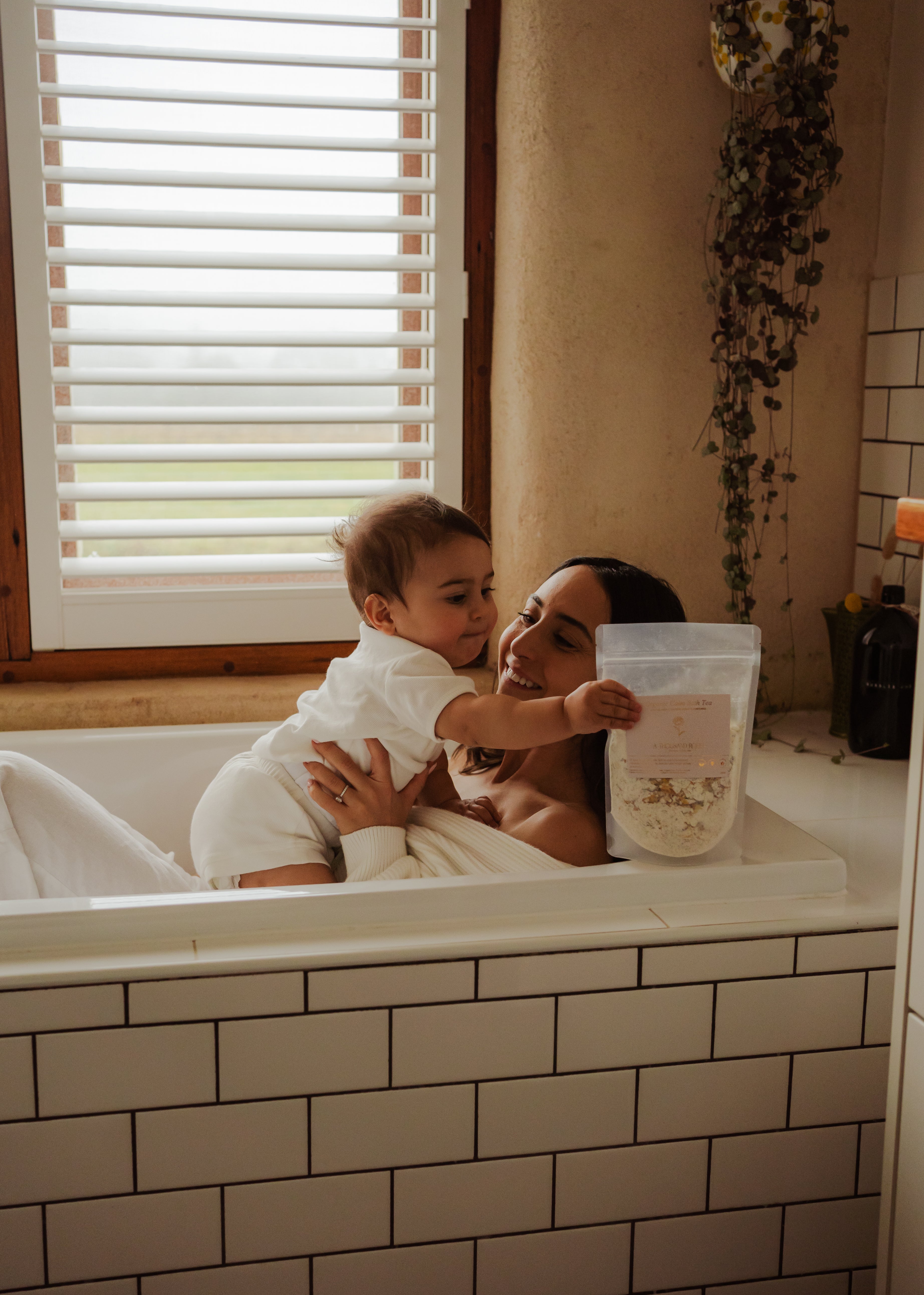 Skin Nourishing Organic Bath Tea ~ Calming the Skin + Nervous System