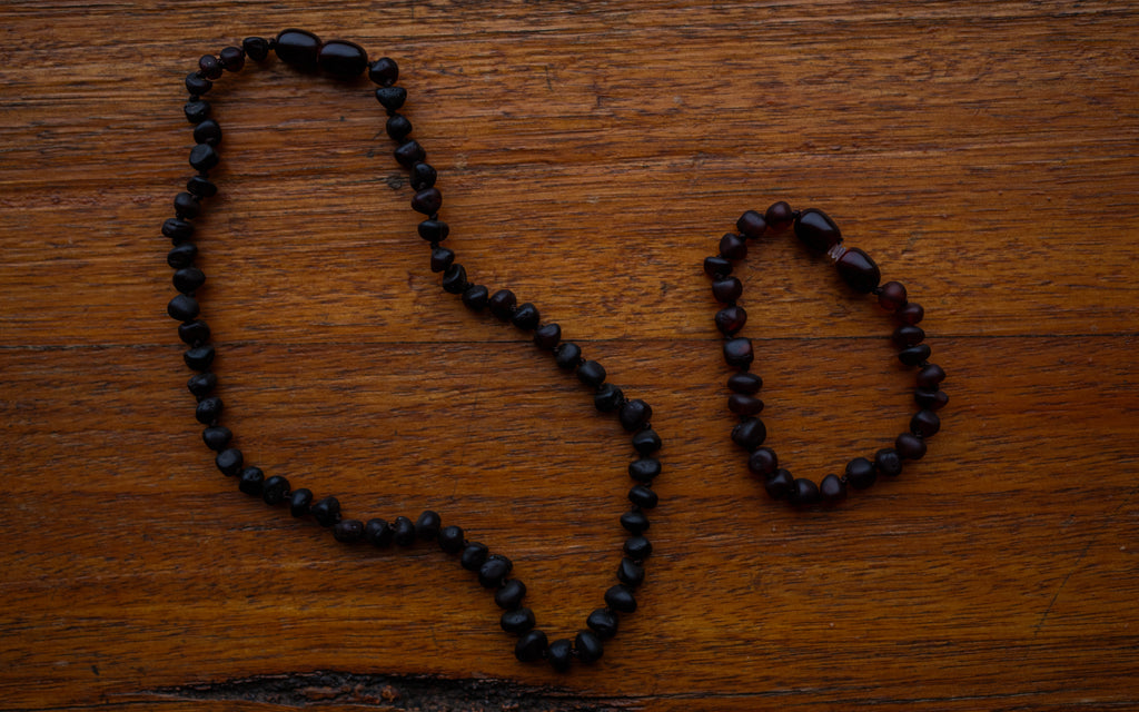 Teething Necklace/Bracelet/Anklet: Cherry Red ~PRE ORDER 14-20 SEPTEMBER