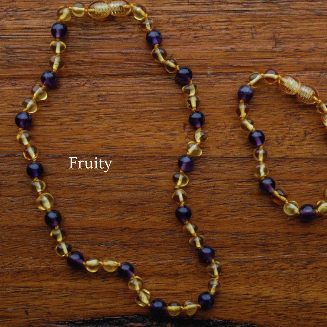 Teething Necklace/Bracelet/Anklet: Fruity
