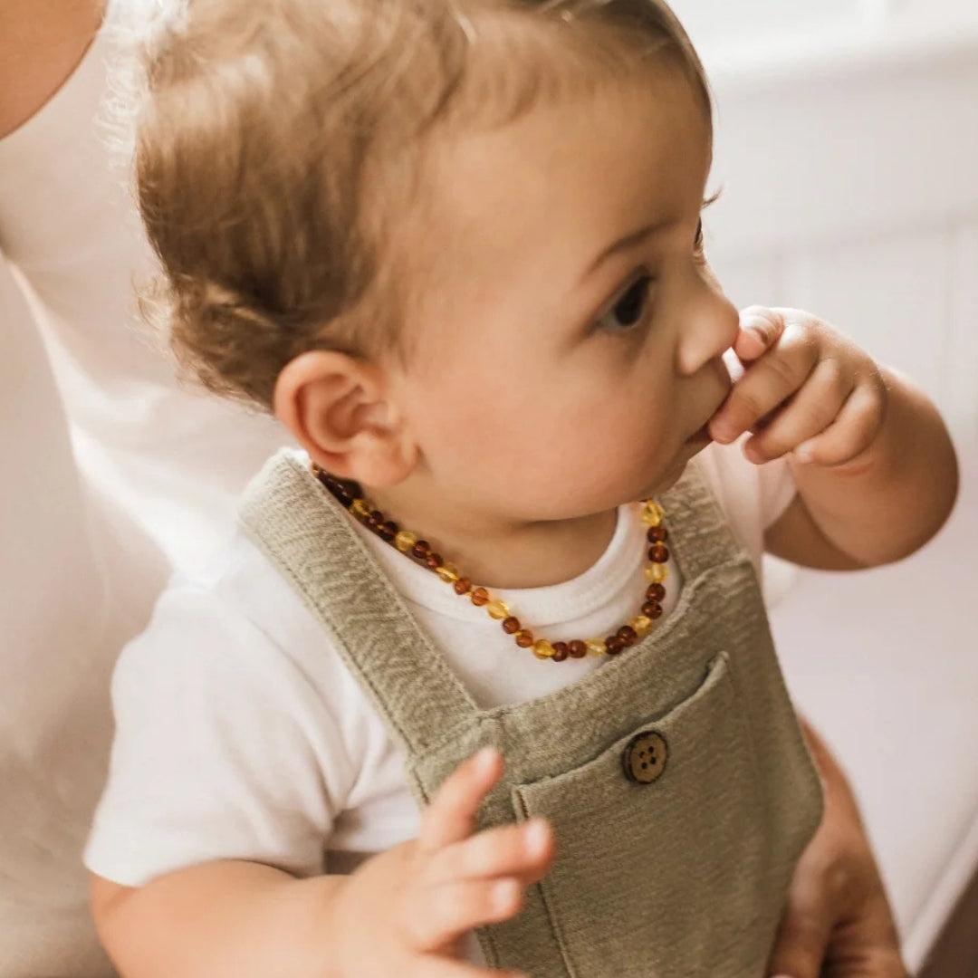 Teething Necklace/Bracelet/Anklet: Honeycomb