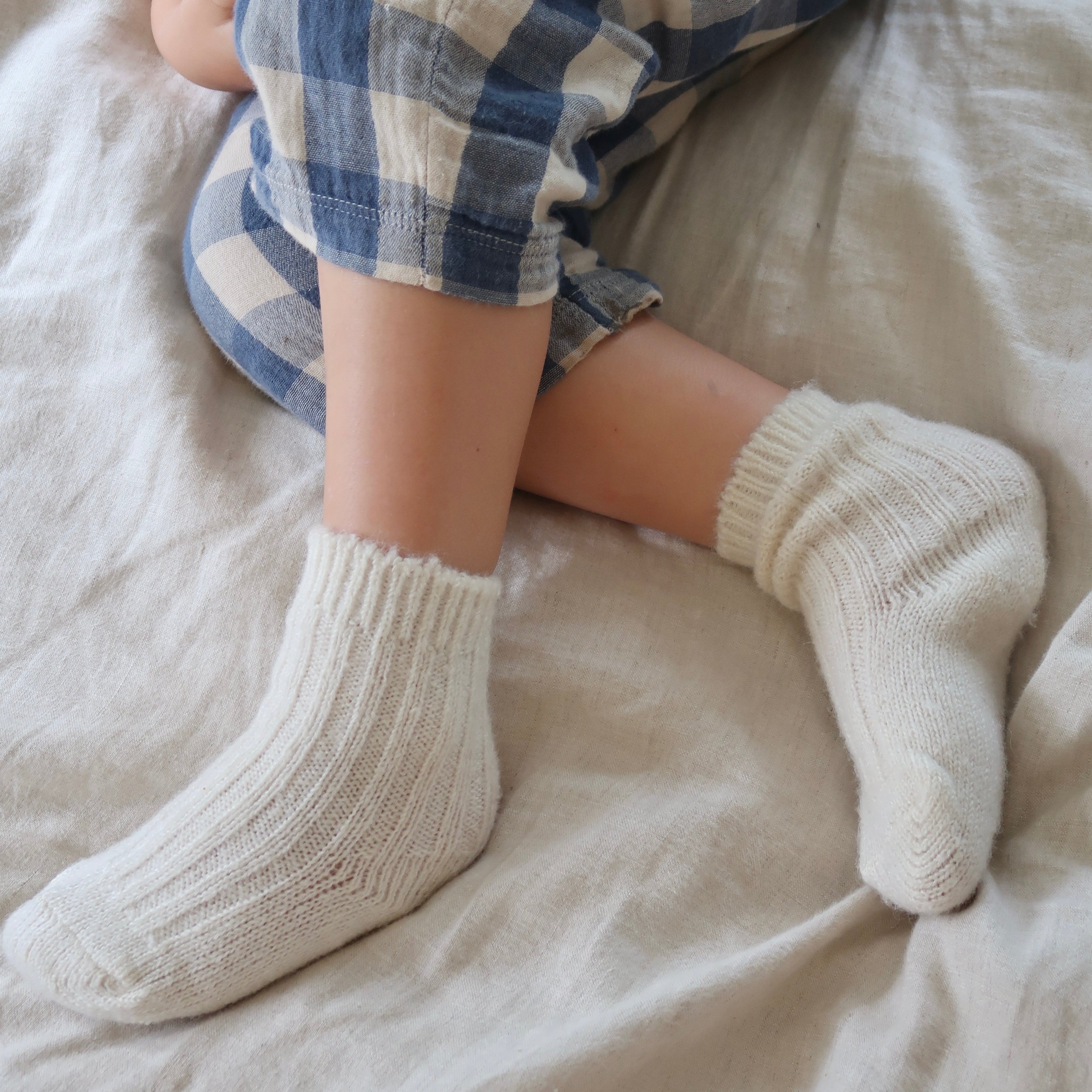 100% Organic Wool Socks ~ Baby/Children
