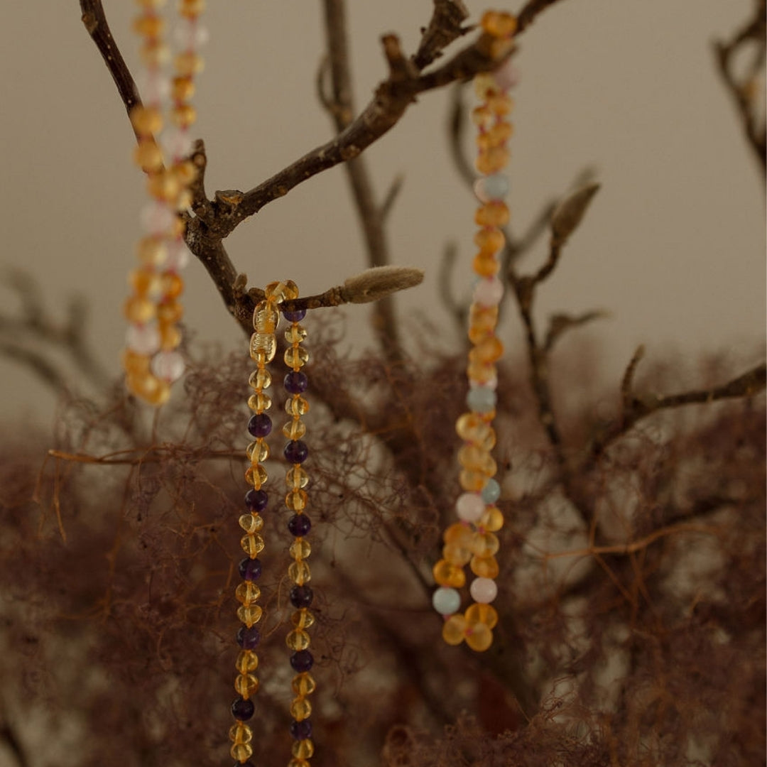 Teething Necklace/Bracelet/Anklet: My Sunshine