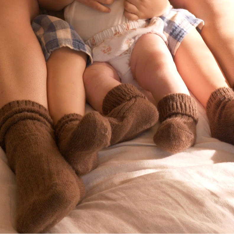 100% Organic Wool Socks ~ Baby/Children